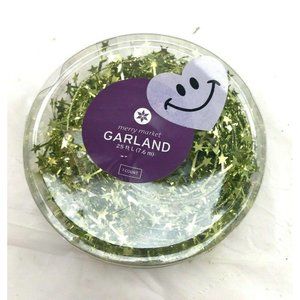 Gold star Wire Garland 25 Foot NIP